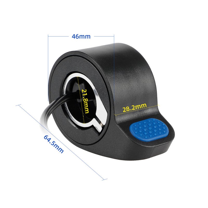 Finger Throttle Accelerator Made Of Premium Plastics Aluminum Alloy - Striped Anti-Slip Thumb Press Universal Electric Scooter Accessory For MI3 M365 1S Pro Pro2 - Image 2