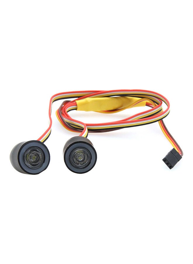 NIBEMINENT LED Headlights Angel Eyes With 12 Modes For 1/10 RC Rock Crawler 8x2x8cm - Image 3