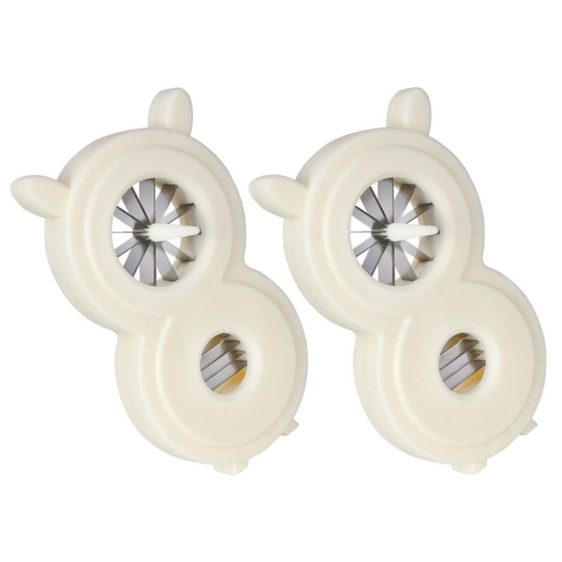 2 Pcs Kitchen Onion Shredder Garlic Grater Knife Set Multi Function Vegetable Chopper - Image 2