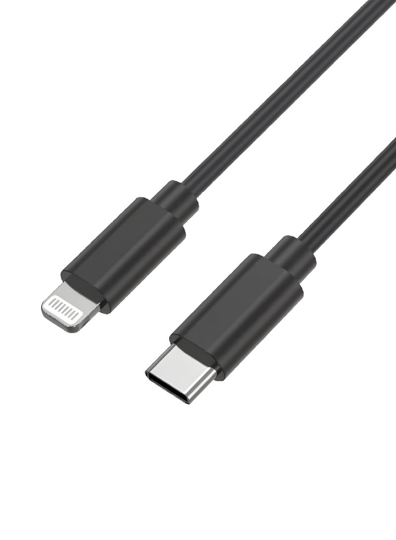 سيا SIA SI-CB0022 POWER CABLE CL 36W 1M USB-C TO LIGHTNING - Black - Image 2