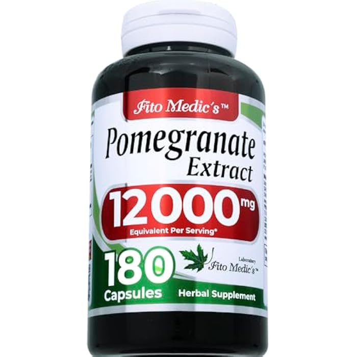 FITO MEDIC'S Lab Pomegranate Extract Supplement, 180 Capsules, Herbal Formula - Image 4