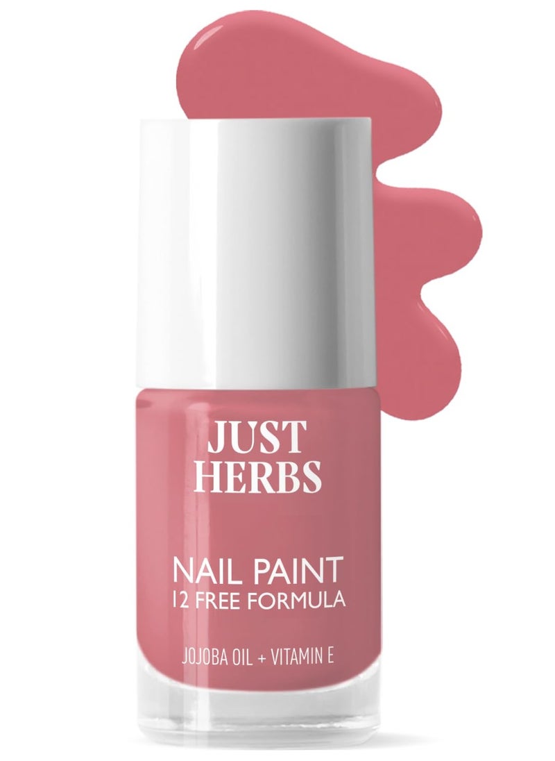 Just Herbs Just Herbs Nail Polish 12 COLOUR Blush Pink  - Image 1