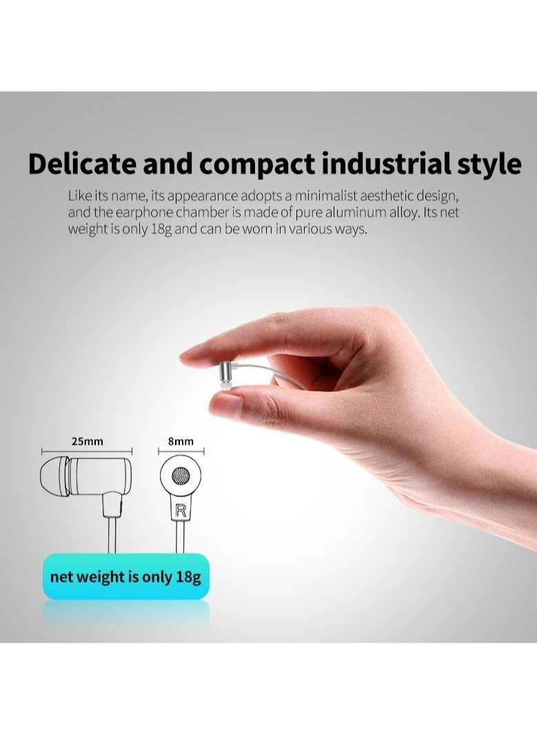 KZ Wired Earbuds, Mini Dynamic Drivers In Ear Earphones, Comfortable Portable Sports Headset, High Bass Sound Durable Wired Headphones For Music, (Standard With Mic) - Image 2