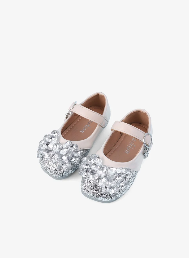 Mark & Mia Mark & Mia Stone Embellished Party Shoes - Pink
