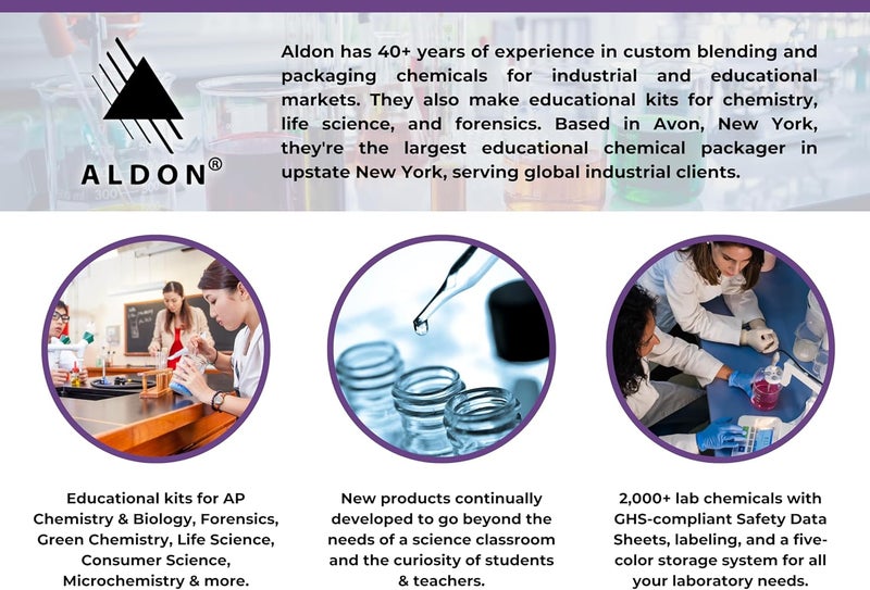 ALDON Innovating Science Forensic Chemistry of Blood Typing: Identifying and Classifying Blood - Distance Learning Kit - Image 4