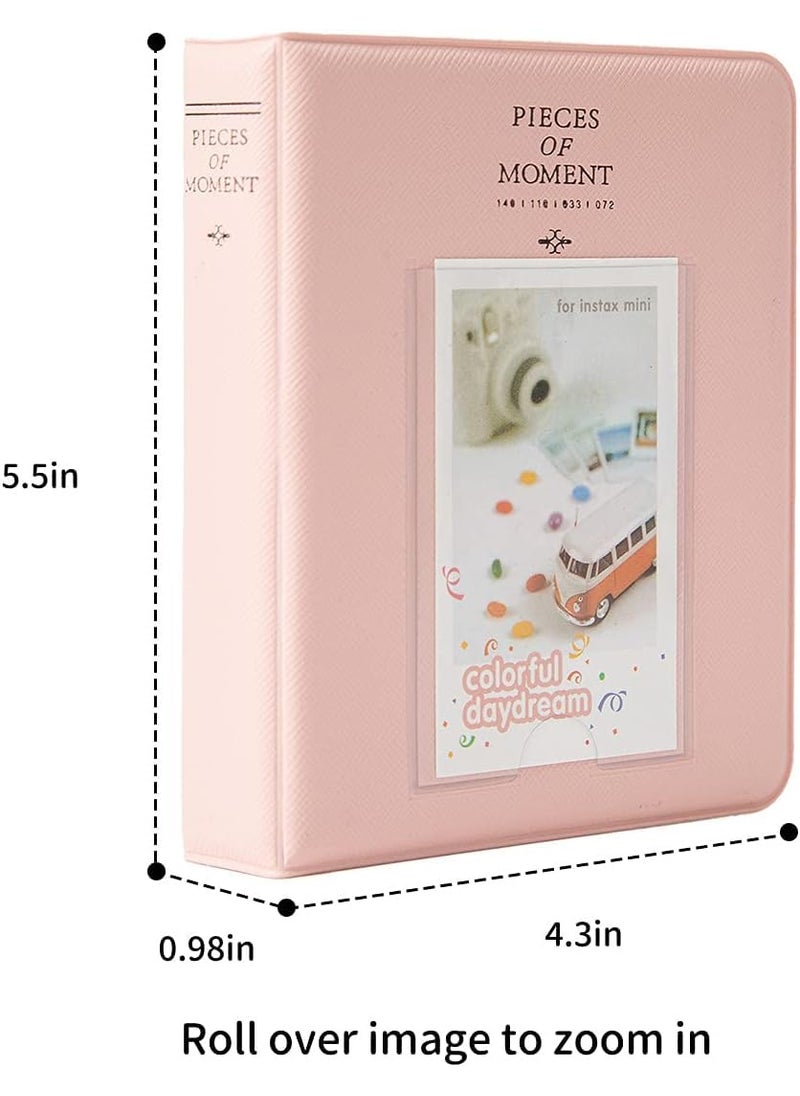 ZIKKON ZIKKON Photo Albums2Pcs 64 Pockets Album for fujifilm instax Mini 7s 8 8 9 25 26 50s 70 90 Instant Camera Name Card Photo Book for PIC300PZ2300PinkBlue  - Image 4
