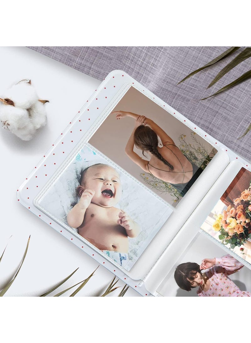 ZIKKON ZIKKON Photo Albums2Pcs 64 Pockets Album for fujifilm instax Mini 7s 8 8 9 25 26 50s 70 90 Instant Camera Name Card Photo Book for PIC300PZ2300PinkBlue  - Image 3