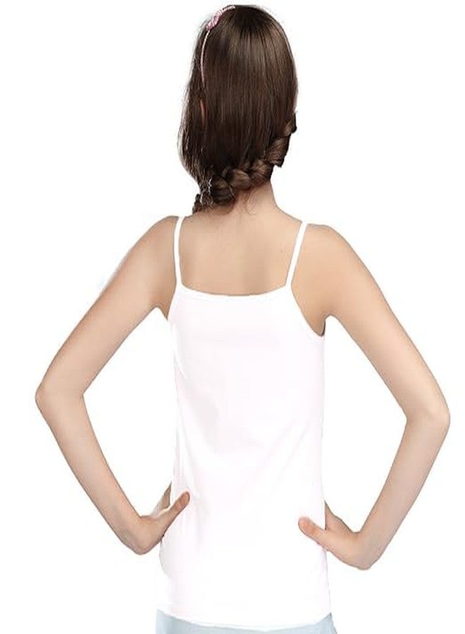 Hivata Women Sameej Baby Girls Soft Cotton Printed Vest Inner Wear for Infants Sando Vest Kids Toddler Camisole Baniyan White & Beige Color Vest Combo Pack of 6pc (Medium (10-12 Year)) - Image 4