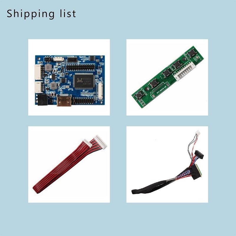 VSDISPLAY H/D LVDs Control Board 40 Pin for 15.6" 1366x768 WLED LCD Screen | LP156WH3 LP156WH4 TL A1 C1 Q1 N1 B156XW02 B156XW04 - Image 3