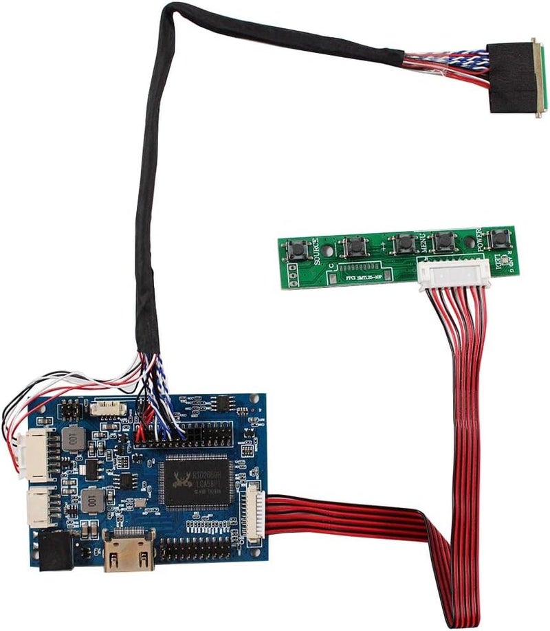 VSDISPLAY H/D LVDs Control Board 40 Pin for 15.6" 1366x768 WLED LCD Screen | LP156WH3 LP156WH4 TL A1 C1 Q1 N1 B156XW02 B156XW04 - Image 1