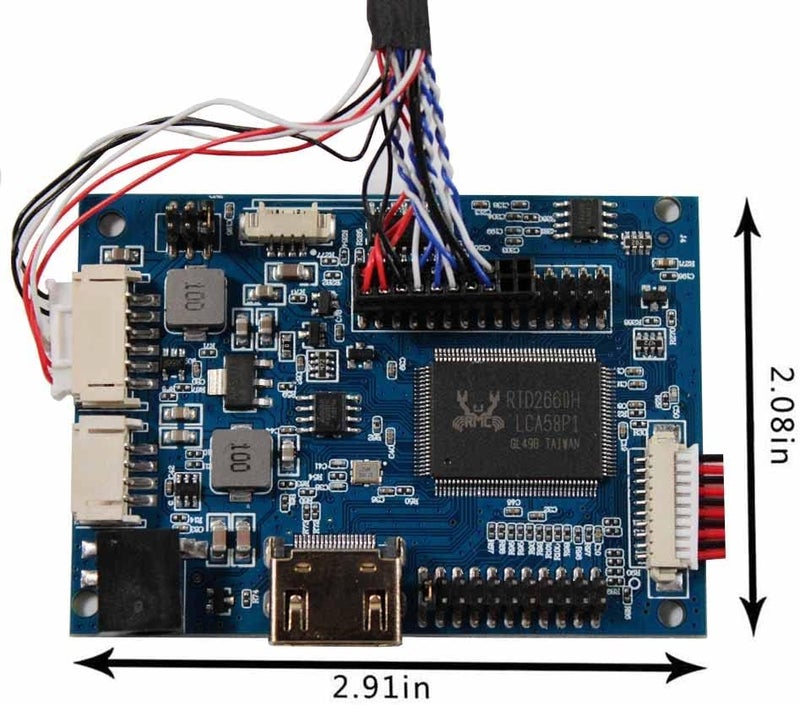 VSDISPLAY H/D LVDs Control Board 40 Pin for 15.6" 1366x768 WLED LCD Screen | LP156WH3 LP156WH4 TL A1 C1 Q1 N1 B156XW02 B156XW04 - Image 4
