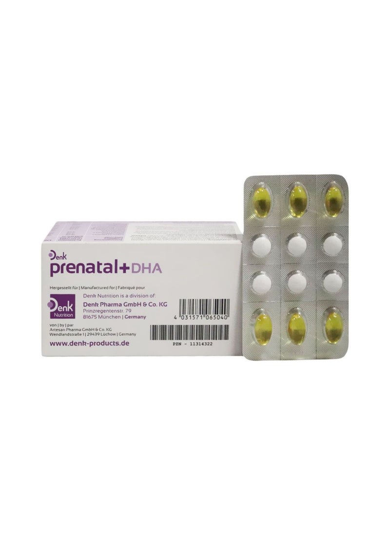 Denk Prenatal + DHA Tablets 30's And Capsules 30's 
