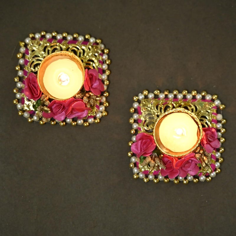 WRH Diwali Decoration Items for Home Decor Diwali Diya Diya Diwali Light Diwali Gifts Diwali Candles for Decoration - Image 2