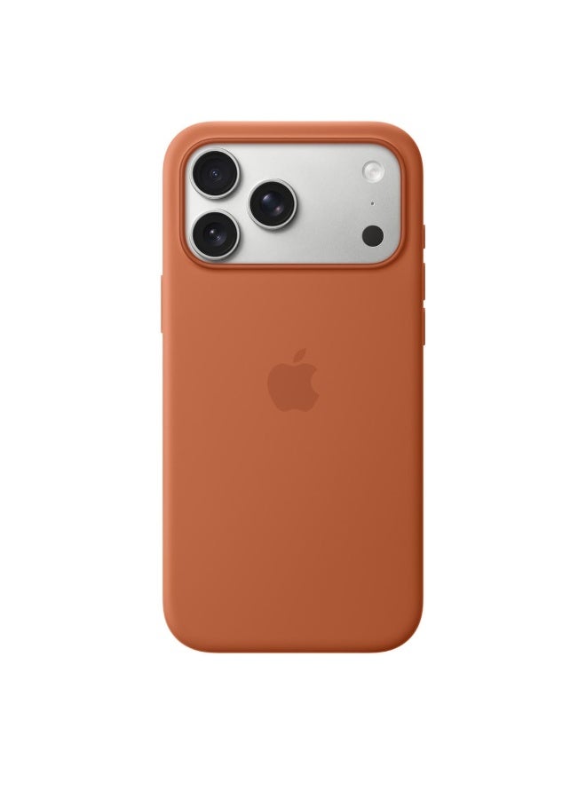 ROFEE iPhone 17 Pro Max Silicone Case with MagSafe – TERRA COTTA ​​​​​​​ - Image 1