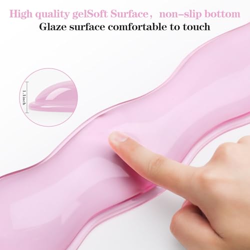 ABRONDA Gel Wrist Rest for Keyboard and Mouse, Wrist Rest for Keyboard, Mouse Wrist Support, Pain Relief, Cool Touch, Non-Skid, Keyboard and Mouse Wrist pad Set - Image 5