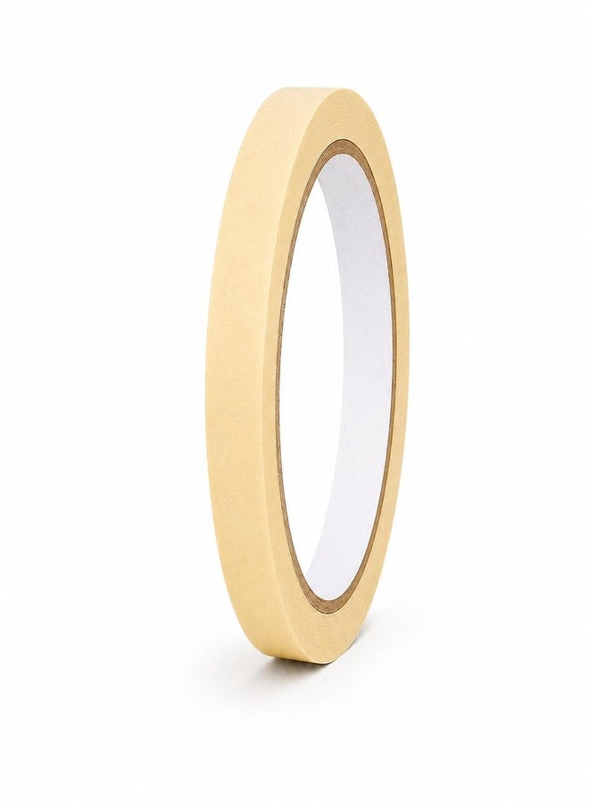HoldStick Masking Tape - 12mm x 20M, Easy Tear, Residue-Free, Painter’s & Carpentry Tape for Labelling, Painting, Decorating, Surface Protection, Multi-Surface Use - Pack of 1 - Image 1