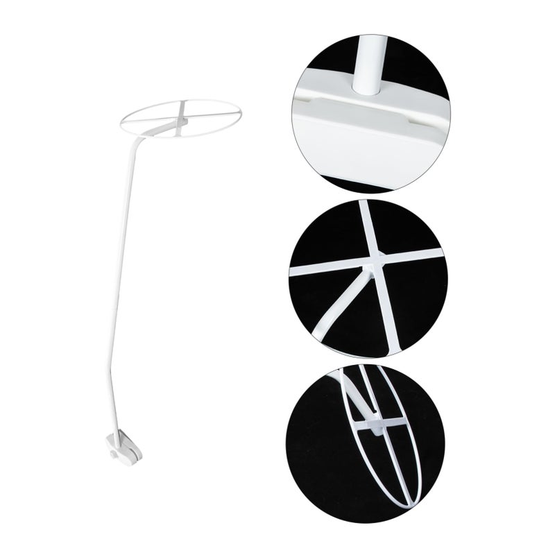 Stable Steel Pipe Bed Canopy Support Rack Mosquito Net Bracket Easy Installation Bedroom Accessory - Image 4