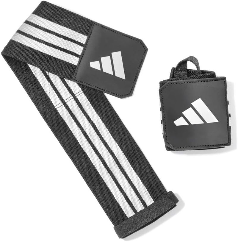 adidas Wrist Wraps - Black/White - Image 2