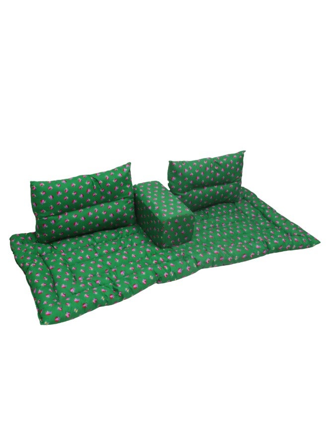 سمارت هوم طقم جلوس أرضي فاخر ٤ في ١ - مجلس عربي تراثي، طقم كنب أرضي، أثاث للمجالس والصالات - Image 2