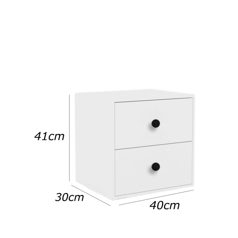 فرنتشر ستور كومود مودرن ام دي اف - ارتفاع 41 سم - عرض 40 سم - عمق 30 سم ، من فرنتشر ستور. - Image 4