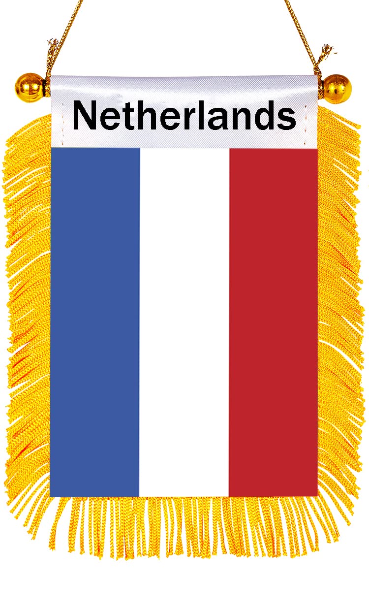 WXTWK National car window hanging flag (Netherlands) - Image 1