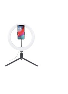 General 10-inch Live Beauty Rgb Light Photo Led Ring Light Desktop Telescopic Bracket-Color:10 Inch Lamp + Desktop Bracket  - Image 5