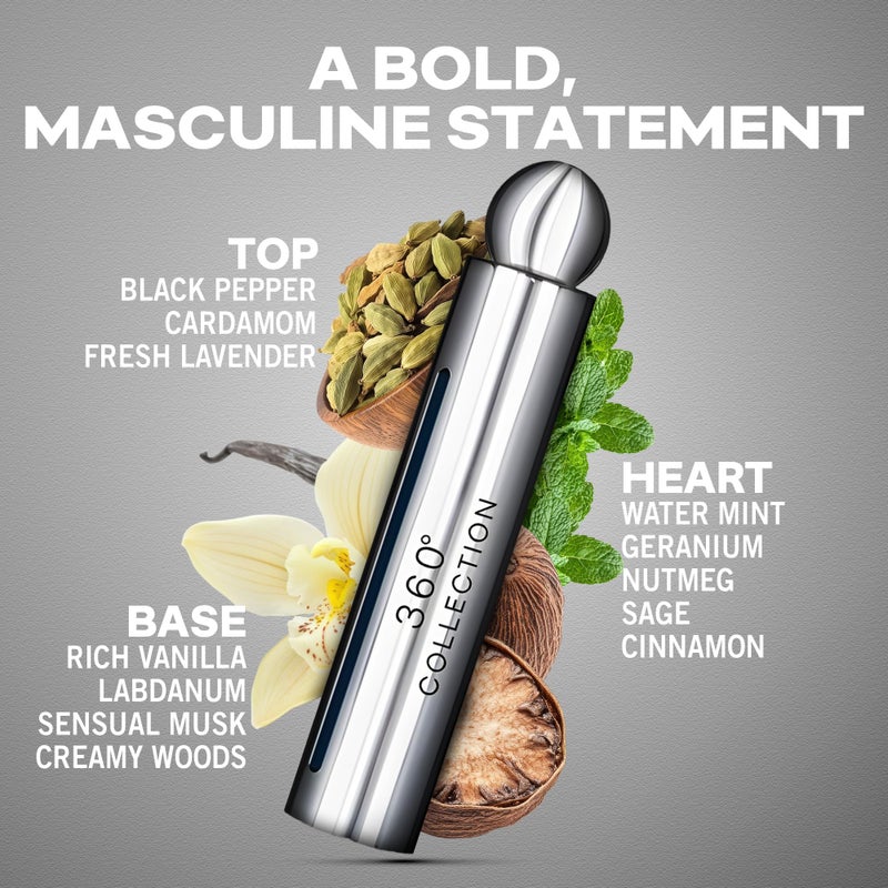 Perry Ellis 360 Collection for Men, 3.4 fl oz EDT - Image 2