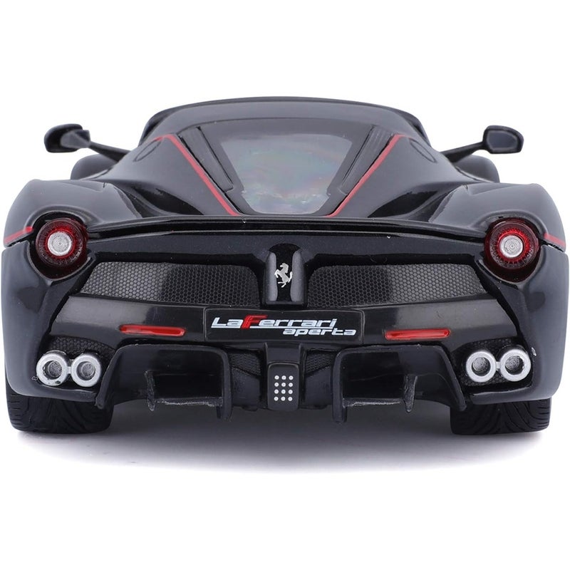 Bburago - Ferrari LaFerrari Aperta 1/24 Diecast Model - Black - 18-26022 - Image 5