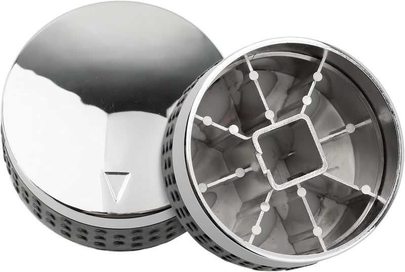 Gas Grill Knobs 6-Pack Sturdy Plastic Chrome-Coated Replacement Grill Knobs - Anti-Slip Silicone Grip Bbq Grill Knobs for Outdoor Cooking Grill Repair - Image 4