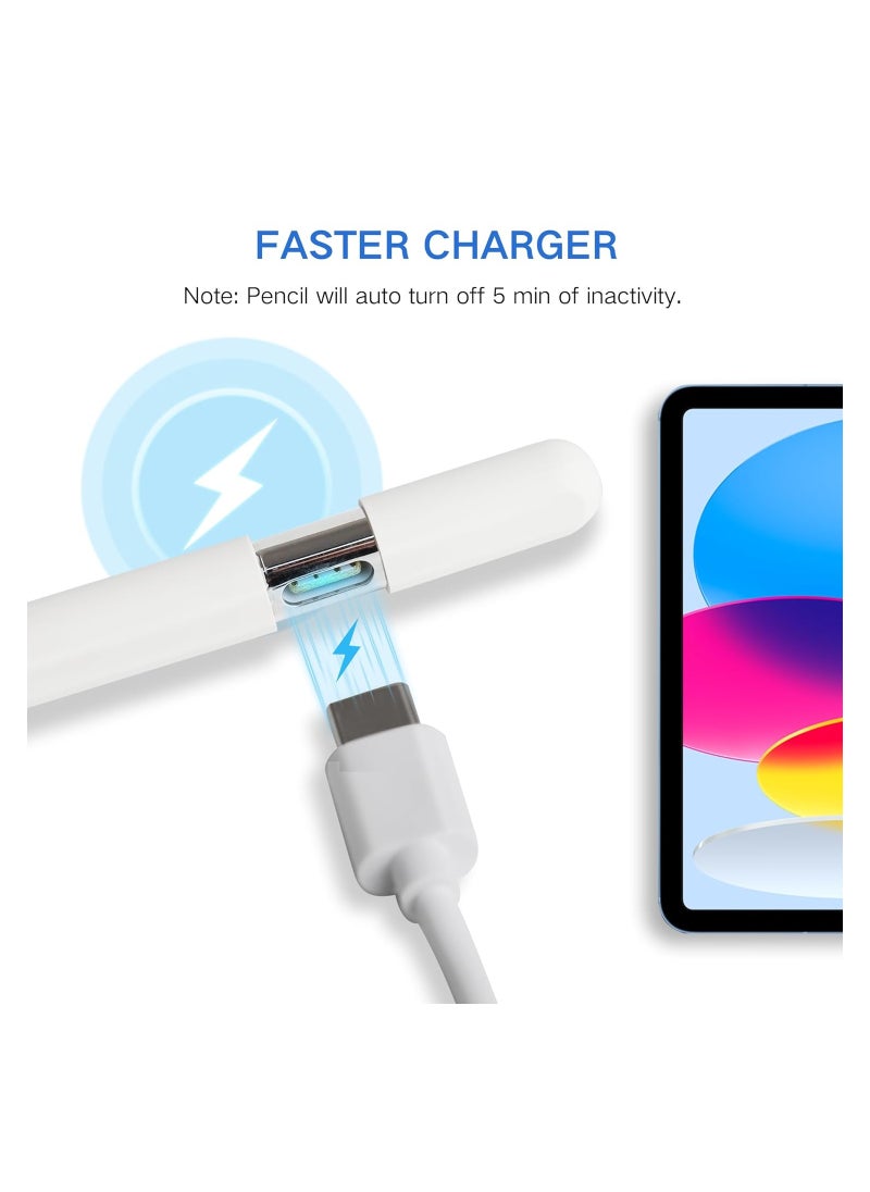 General - قلم iPad الرقمي (USB-C) باللون الأبيض - Image 1