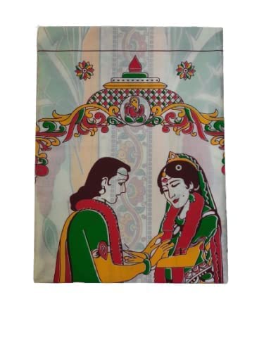 Botash antarpat Wedding Cloth held in Front of Groom Bridemandap desighn Cotton antarpat for Marriage Ceremony Function upanayan munj terasapa addutera 1pcsmuticolour - Image 3