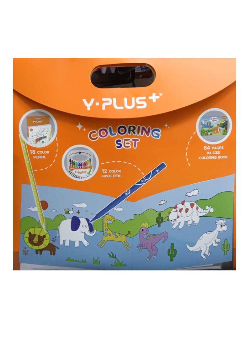 واي بلس مجموعة أقلام رصاص مكونة من 18 لونًا (عبوة مكونة من 31 قطعة) - Image 1