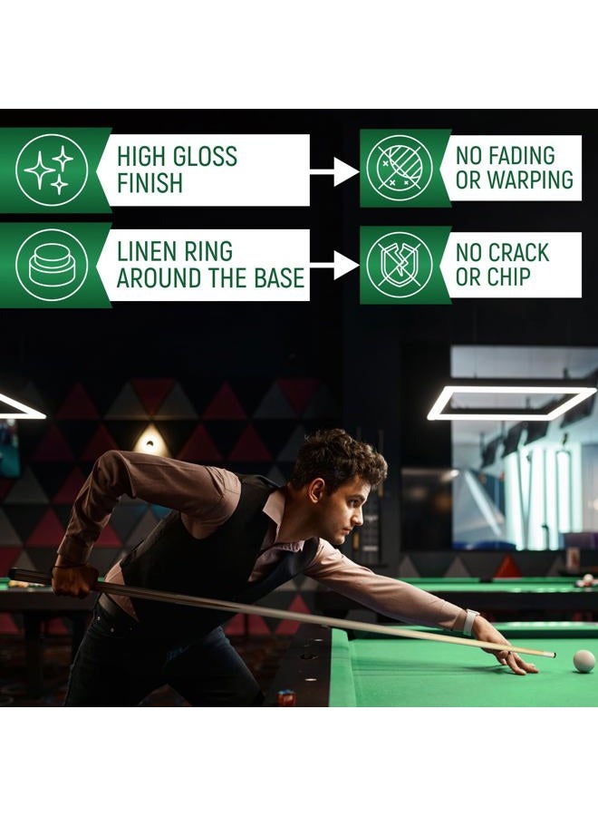 Players Set of One Piece House Pool Cue Sticks - Professional Quality for Commercial Or Residential Use (4 Cues) - Image 4