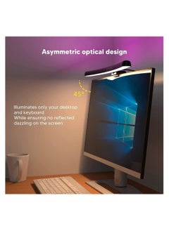 DMG TECH Computer Monitor Light, With Rgb Backlight Screen Light Bar, With 3000k-6000k Stepless Dimming and Timer Function LED Desk Lamp, With Touch Control and No Glare Screen Lamp, For Pc, Office, Gaming  - Image 3
