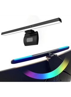 DMG TECH Computer Monitor Light, With Rgb Backlight Screen Light Bar, With 3000k-6000k Stepless Dimming and Timer Function LED Desk Lamp, With Touch Control and No Glare Screen Lamp, For Pc, Office, Gaming  - Image 1