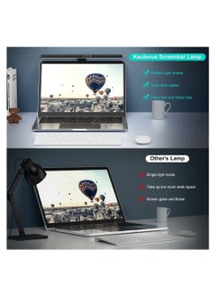 DMG TECH Computer Monitor Light, With Rgb Backlight Screen Light Bar, With 3000k-6000k Stepless Dimming and Timer Function LED Desk Lamp, With Touch Control and No Glare Screen Lamp, For Pc, Office, Gaming  - Image 4