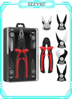 EzzySo 5 IN 1 Multifunctional Replaceable Electrician Pliers Wire Stripping Pliers Wire Cutting Stripper Wire Crimp Pliers Special Tools Electricians  - Image 1