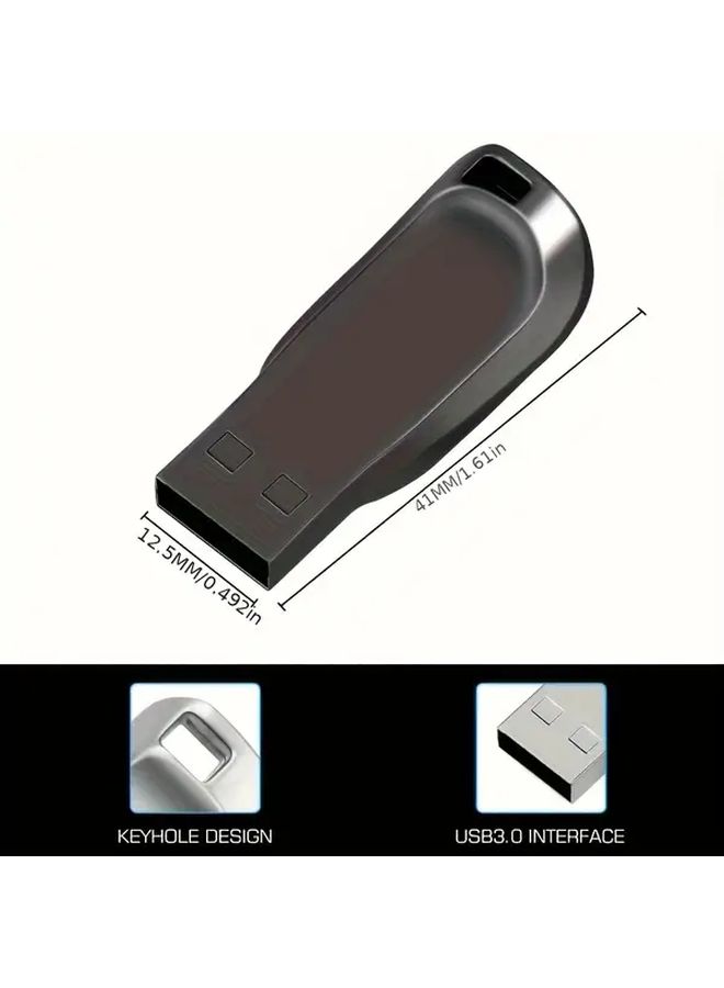 Silver Black 256MB USB 2 0 Flash Drive High Speed Memory Stick for Laptop Car Stereo - Image 2