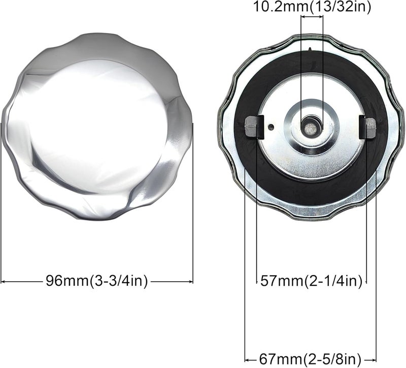 YGQ 2 Pcs Generator Gas Fuel Cap for Generac Predator and More - Image 2