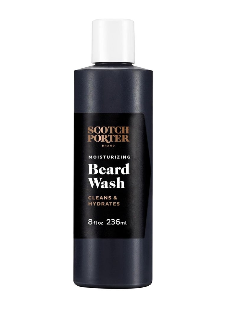 scotch porter Scotch Porter Moisturizing Beard Wash – Cleanse, Refresh, Hydrate & Soften Coarse, Dry Beard Hair while Protecting Skin for a Fuller/Healthier-Looking Beard – Original Scent, 8 oz. Bottle  - Image 4