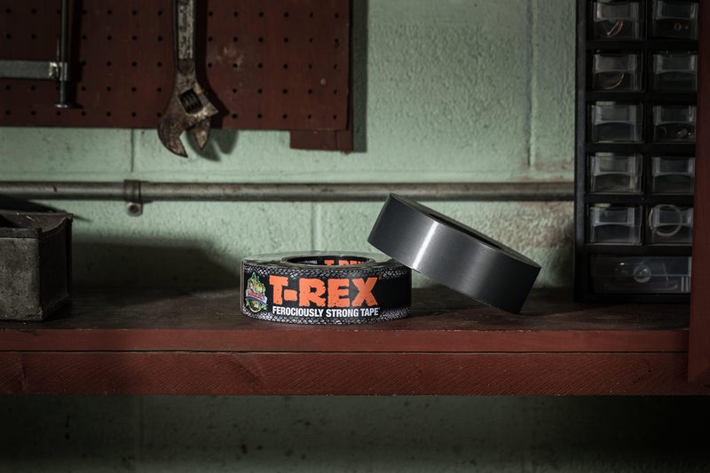 T-Rex Tape Heavy Duty Duct Tape with UV Resistant & Waterproof Backing for Ferociously Strong Repairs, 1.88" x 30 yd, Gunmetal Gray, 1 Roll - Image 2