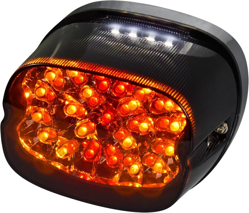 VEISUTOR Smoked LED Tail Light for Harley Davidson 883 1200 Sportster Road King - Image 1