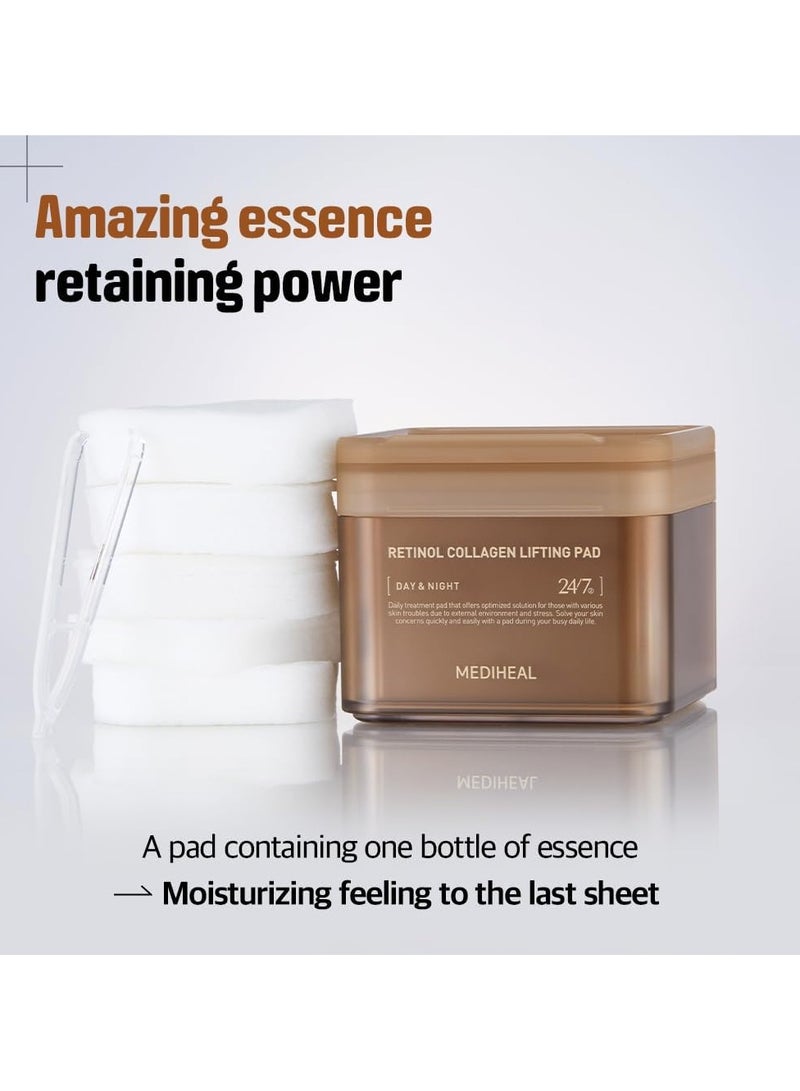 Mediheal Retinol Collagen Lifting Pad 100 pads - Image 2
