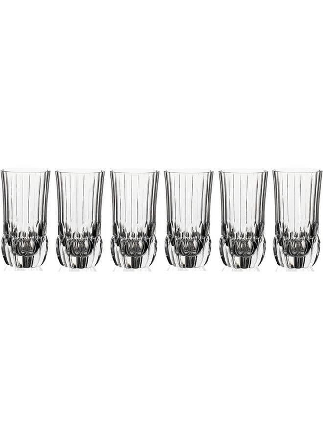 RCR 6-Piece Adagio Classic Crystal Hi-Ball Tumbler Glass Set Clear 400ml  - Image 2
