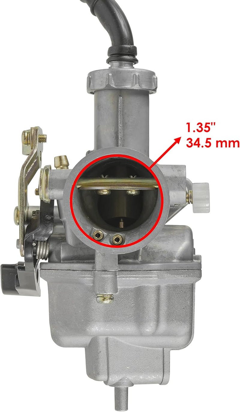 Caltric Carburetor Compatible with Honda TRX250EX Sportrax 250 (2001-2005) with Throttle Cable - Image 2