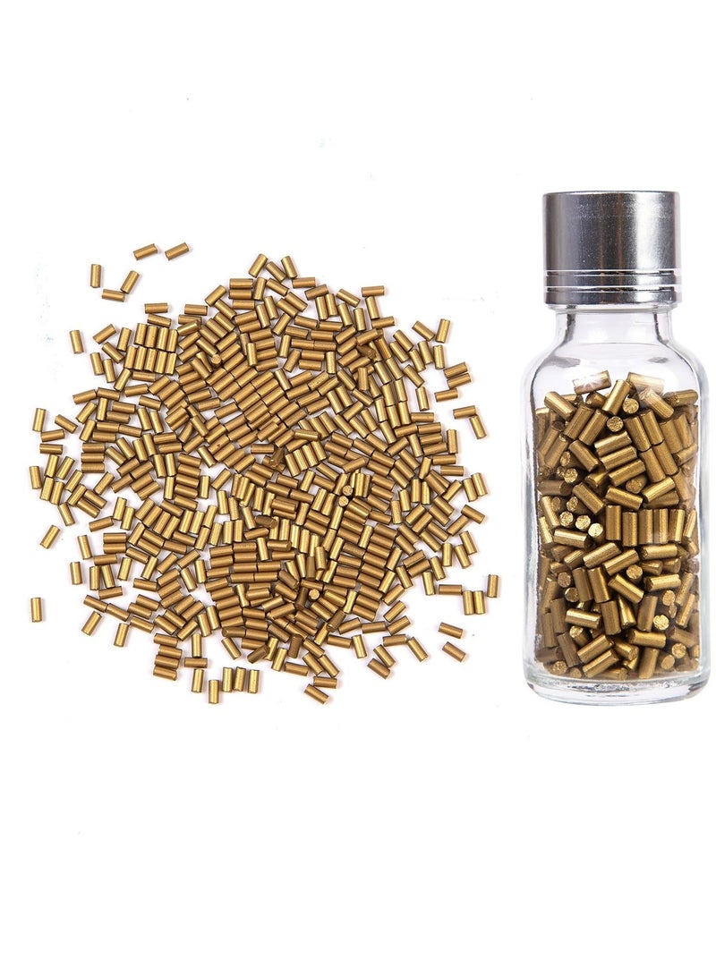 Captaintech Gold Flint Refills for Lighter, 500Pcs Replacement Flints for Lighters, Flint Stone for Petrol Gas Fluid Lighter - Image 1