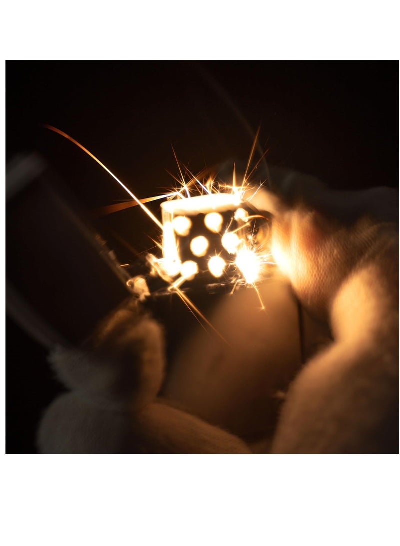 Captaintech Gold Flint Refills for Lighter, 500Pcs Replacement Flints for Lighters, Flint Stone for Petrol Gas Fluid Lighter - Image 4