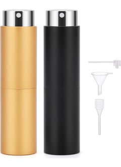 Segbeauty Segbeauty 2pcs Perfume Atomizer Bottles, 20ml Portable Mini Perfume Refillable Bottle, Travel Spray Bottles Cologne Dispenser Pocket Perfume Sprayer Travel Must Haves Toiletries Dispensing Bottle 