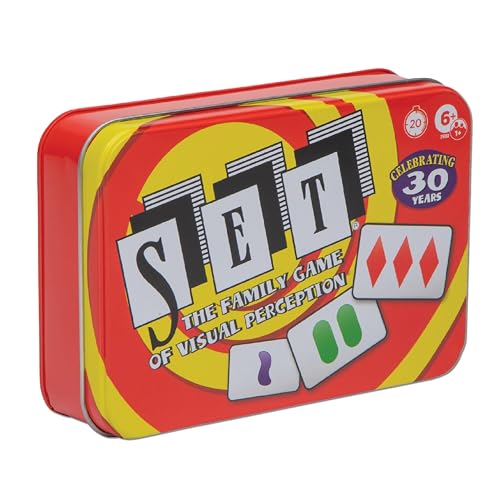 PlayMonster Set Card Games for Kids Collectors Tin Matching Game Learning Games Fun Family Games Game Night Travel Games Memory Game Learning Game MultiPlayer Card Game of Visual Perception Ages 6 - Image 1