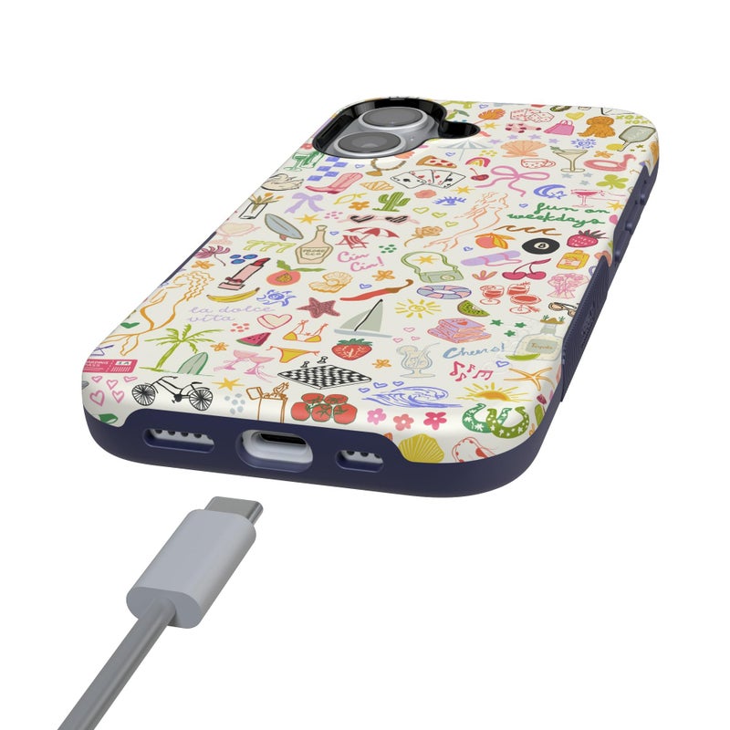 Casely iPhone 17 Case | All The Fun Things | Fun on Weekdays | Bold Protective Design | Compatible with MagSafe - Image 5